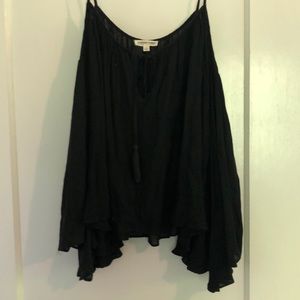 Black off the shoulder top from Urban